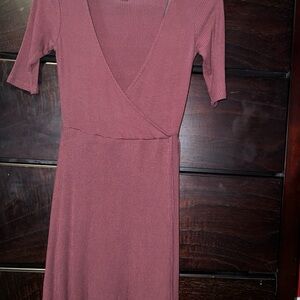 Forever 21 Dusty Rose Midi Dress